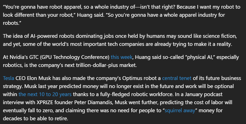Robot clothing