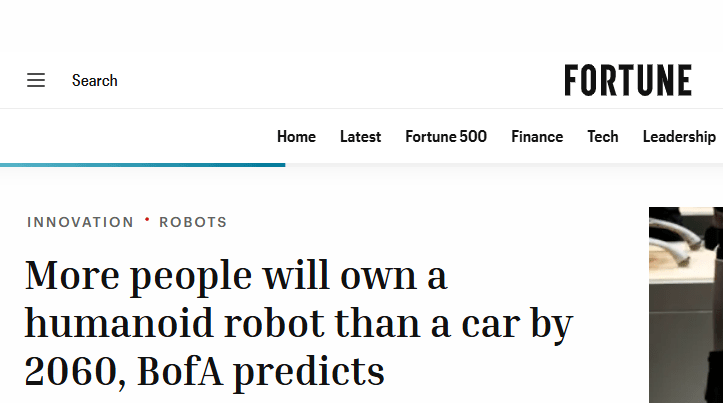 3 Billion Humanoids by 2060